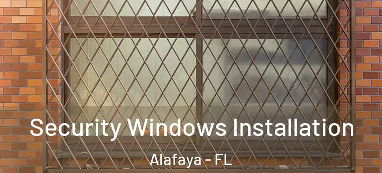  Security Windows Installation Alafaya - FL
