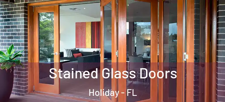  Stained Glass Doors Holiday - FL