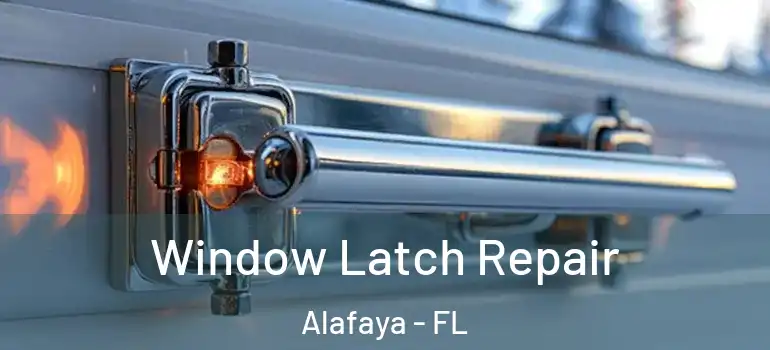  Window Latch Repair Alafaya - FL